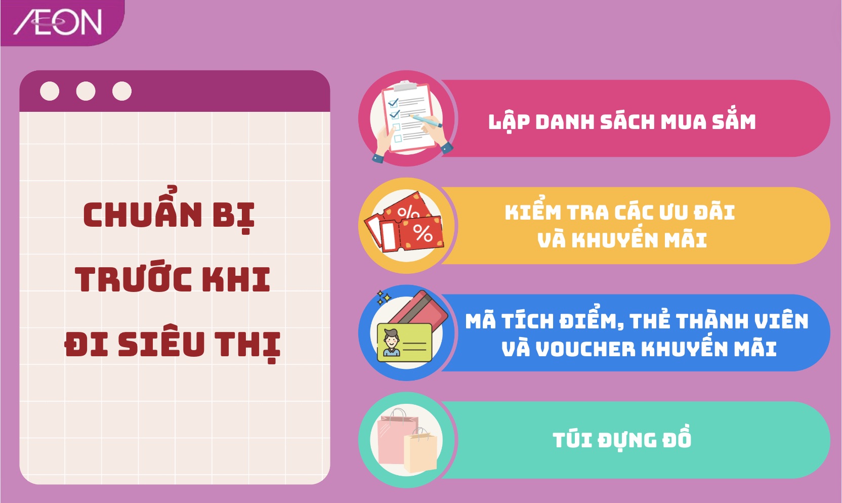 Các bước chuẩn bị trước khi đi siêu thị giúp người tiêu dùng kiểm soát chi tiêu và tiết kiệm thời gian mua sắm