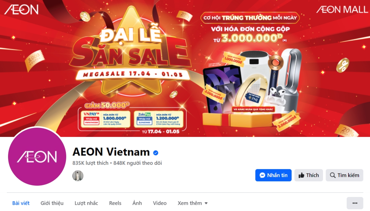 Đừng quên bấm theo dõi các trang thông tin chính thức của siêu thị để cập nhật những ưu đãi giảm giá bạn nhé!