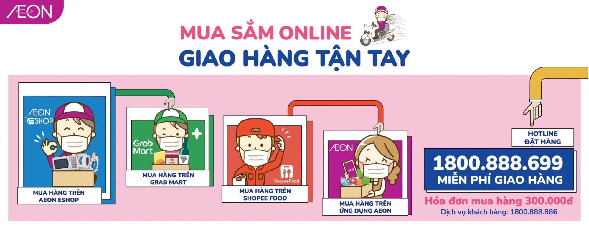 Khách hàng có thể đặt mua sushi và sashimi trên các ứng dụng mua sắm trực tuyến